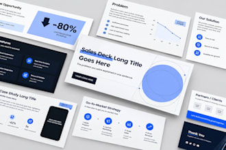 design b2b sales pitch deck business proposal presentation powerpoint design