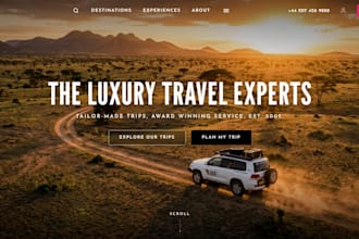 build a modern responsive portfolio website or dashboard