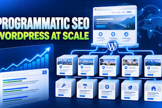 build programmatic SEO landing pages in wordpress at scale
