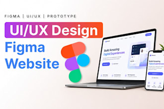 design UI UX websites, figma prototypes and wireframes