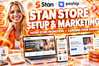 do stan store digital product design stan store marketing payhip store promotion