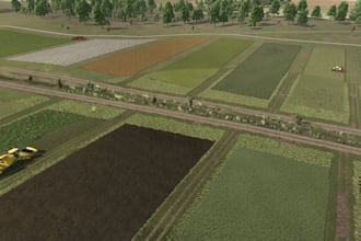 create realistic farming simulator 25 maps with custom farm field