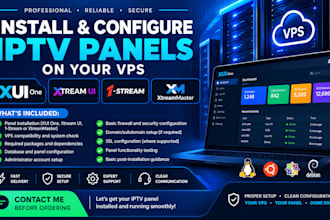 install latest version xui one, xtreamui, 1stream, xtreammaster on your vps