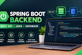 build secure java spring boot backend, rest API