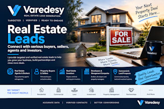 generate targeted real estate leads and property buyer or seller leads