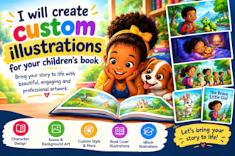 create colourful illustrations for your childrens book