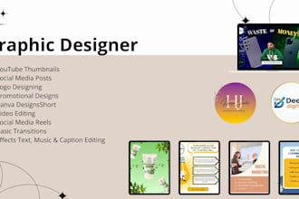 be your graphic designer for branding and social media posts