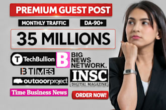 write and publish 20 guest posts on high da sites premium guest post service
