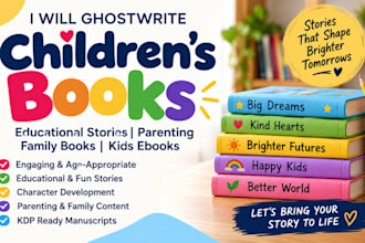 ghostwrite children ebook educational stories parenting family kids book