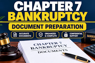 prepare chapter 7 bankruptcy documents