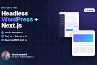 build a fast headless wordpress website with nextjs and technical SEO