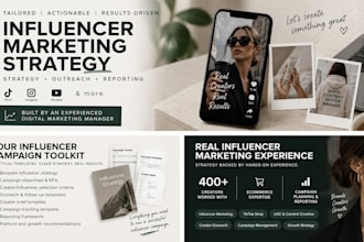 create your influencer marketing strategy and templates