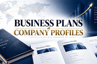 write a professional business plan or company profile