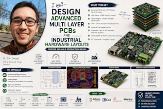 design advanced multi layer pcbs and industrial hardware layouts