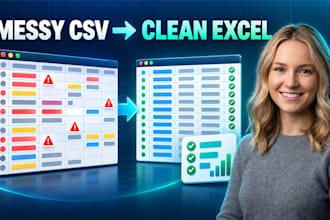 clean, deduplicate, and organize your excel or CSV data