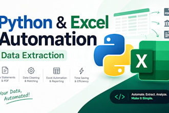 automate bank reconciliation and excel data with python