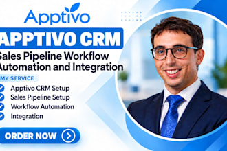 setup apptivo CRM sales pipeline workflow automation and integration