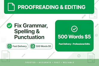 do proofead and edit your english document perfectly