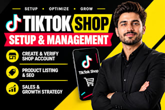 manage and setup your tik tok shop, tik tok ads, and affiliate program