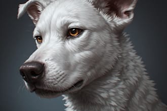 paint stunning pet portrait