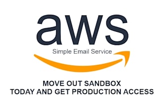 get AWS ses production access and set up SMTP, spf, dkim and dmarc