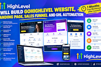 do gohighlevel website, ghl landing page, sales funnel, ghl automation