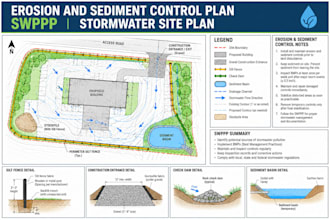 create erosion and sediment control plan swppp stormwater site plan