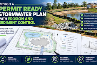 design a permit ready stormwater plan with erosion and sediment control