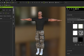 do 3d game character, 3d rigging, daz3d character, ue5 character, iclone 8, cc4