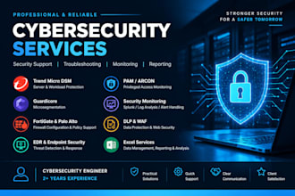 provide cybersecurity trend micro guardicore firewall and excel service
