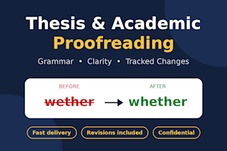 proofread and edit your english writing for grammar