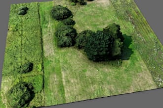 design 3d land terrain, 3d relief map, landscape design, topography, house model