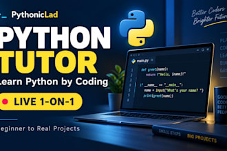 be your python tutor and teach you python programming
