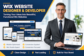 design a responsive wix website that turns visitors into customers