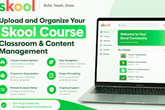 set up your skool membership, member onboarding and community system
