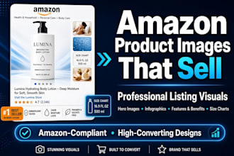 do amazon listing images design, amazon infographic, product listing images