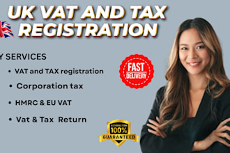 do UK vat registration, vat return filing, hmrc corporation tax, eu vat
