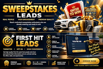 offer profitable sweeps mega millions leads, gambler leads, US UK leads or any
