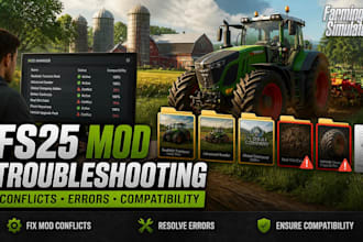 troubleshoot farming simulator 25 mod conflicts and compatibility issues