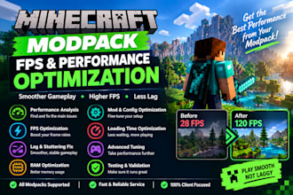optimize your minecraft modpack for fps and performance