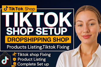 setup tiktok shop, tiktok dropshipping tiktok shop listing fix tiktok shop