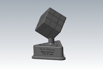 3d model parts using blueprints