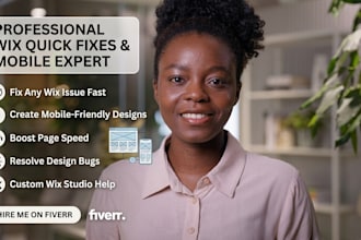 fix your wix or wix studio website layout and optimize mobile responsiveness