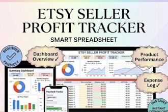 create etsy spreadsheets digital trackers excel dashboards and templates