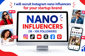 recruit instagram nano influencers for startup brands