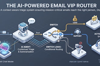 build an ai inbox manager to filter spam and route VIP leads