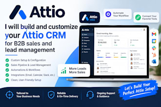 build and customize your attio CRM for b2b sales and lead management
