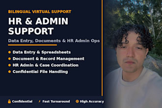 provide bilingual HR and administrative support