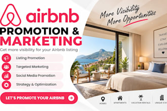 do airbnb promotion airbnb marketing airbnb booking vrbo airbnb listing