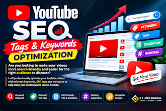 professionally optimize youtube SEO tags and keywords